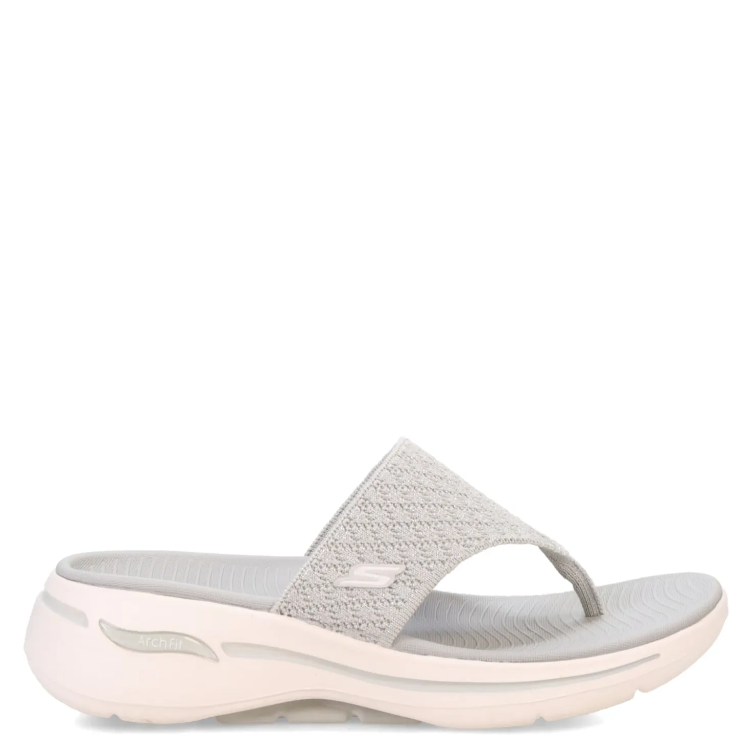 Flip Flops*Skechers Women's , GO WALK Arch Fit Sandal - Spellbound Sandal Grey