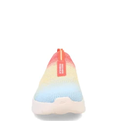 Walking*Skechers Women's , GO WALK Flex - Cali Sunset Sneaker Red Multi