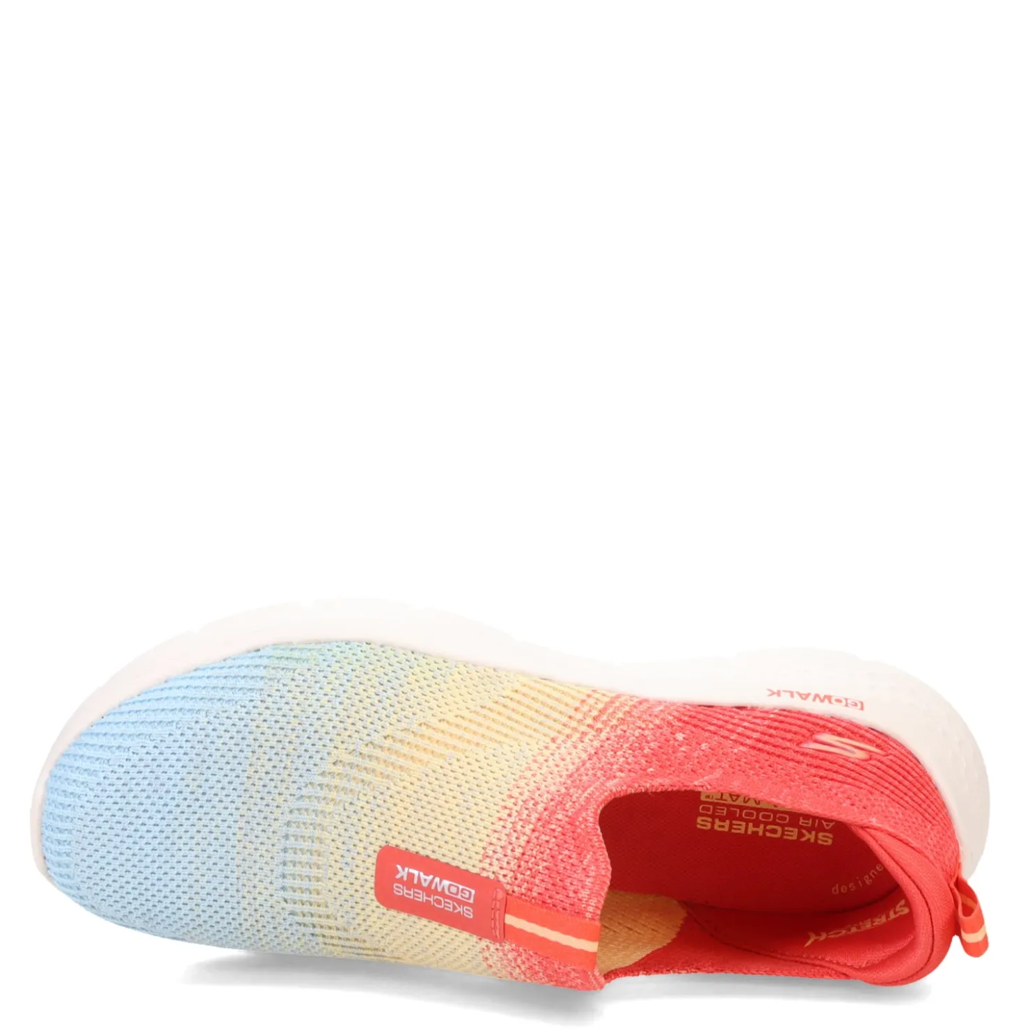 Walking*Skechers Women's , GO WALK Flex - Cali Sunset Sneaker Red Multi