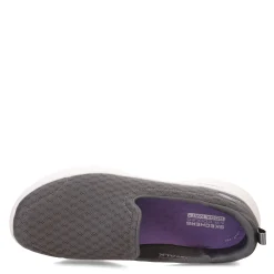 Walking*Skechers Women's , GO WALK FLEX - Ocean Wind Sneaker Charcoal