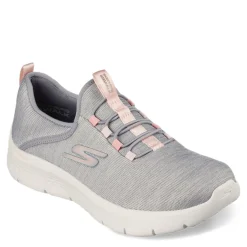 Walking*Skechers Women's , GO WALK FLEX - Lucy Sneaker Grey