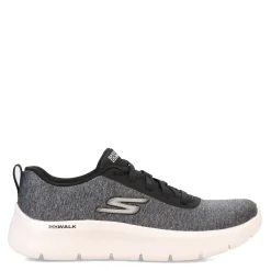 Walking*Skechers Women's , GO WALK FLEX - Dazzling Smile Sneaker Black
