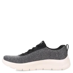 Walking*Skechers Women's , GO WALK FLEX - Dazzling Smile Sneaker Black