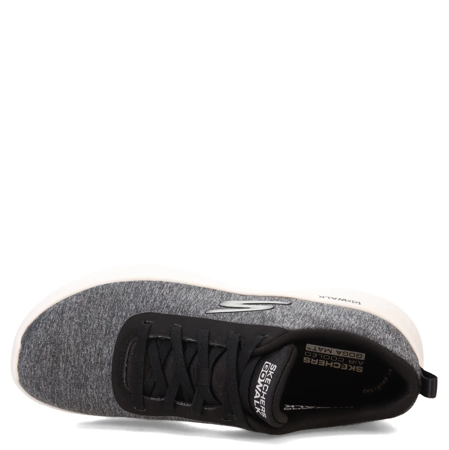Walking*Skechers Women's , GO WALK FLEX - Dazzling Smile Sneaker Black