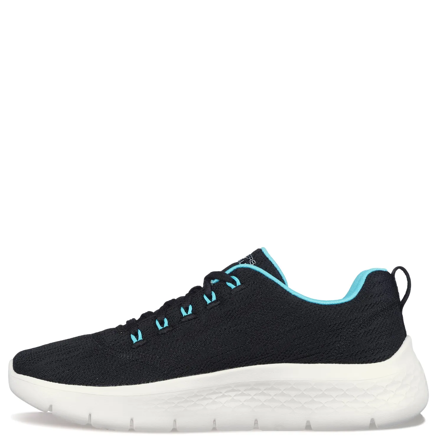 Walking*Skechers Women's , GO WALK FLEX - Striking Look Walking Shoe Black Aqua