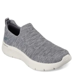 Walking*Skechers Women's , GO WALK Flex - Vella Sneaker Charcoal
