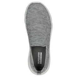 Walking*Skechers Women's , GO WALK Flex - Vella Sneaker Charcoal