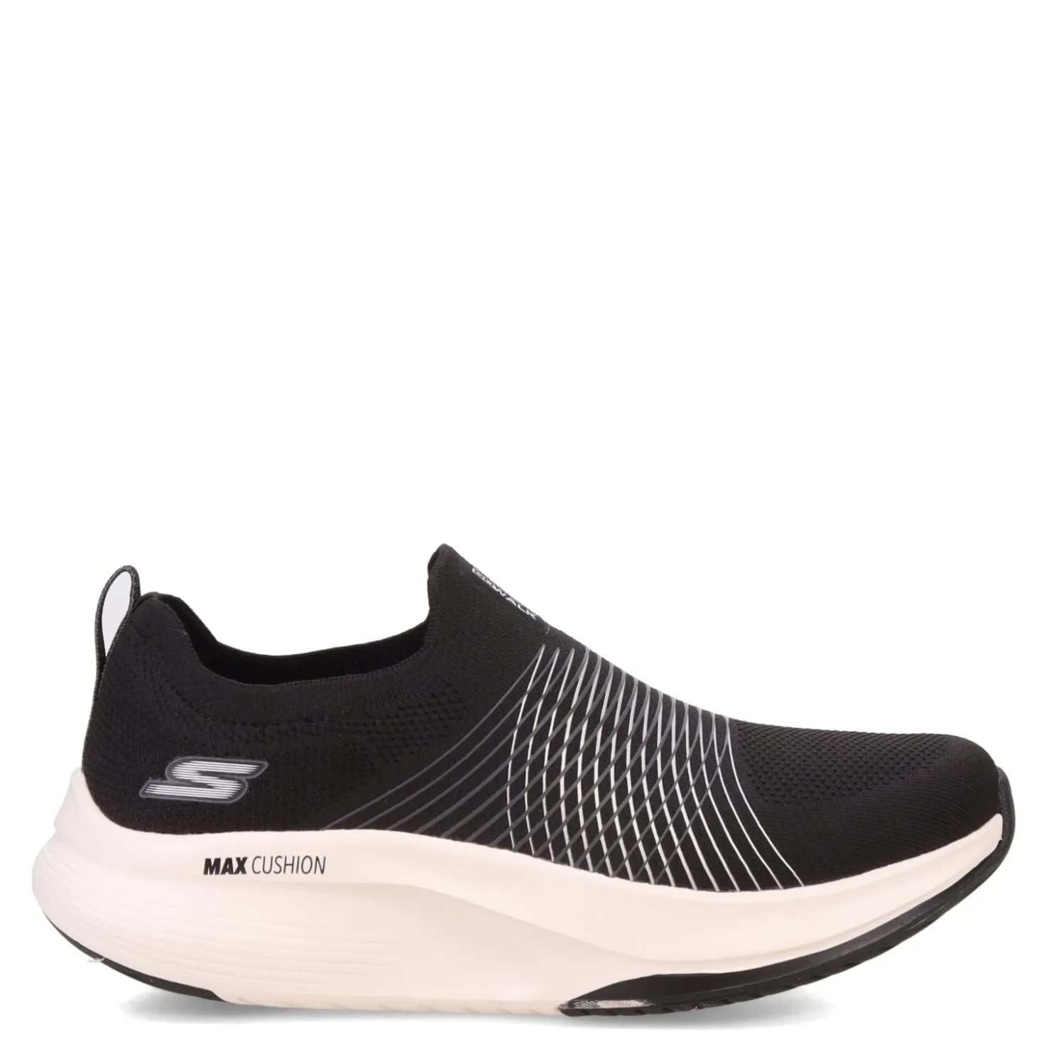 Walking*Skechers Women's , GO WALK Max Walker Sally Sneaker Black White
