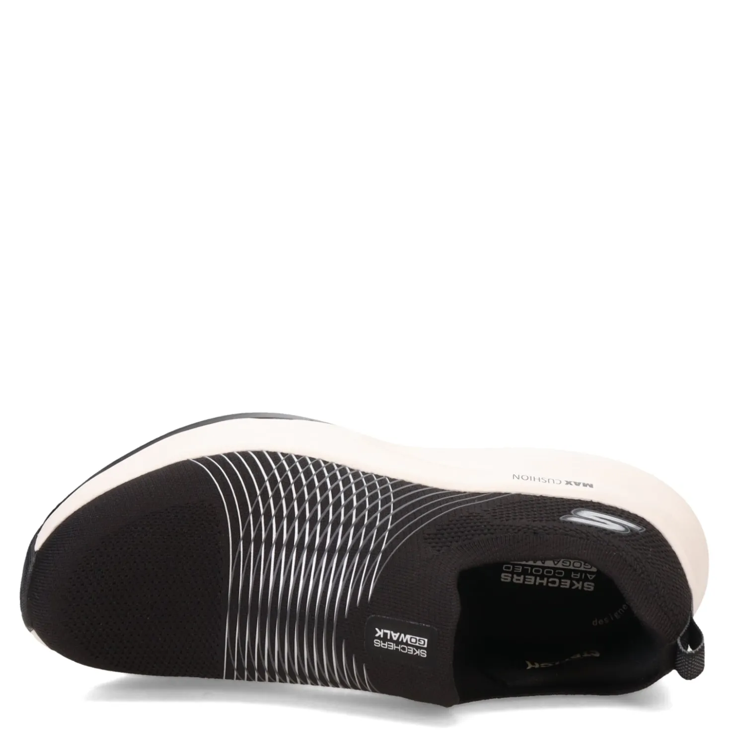 Walking*Skechers Women's , GO WALK Max Walker Sally Sneaker Black White