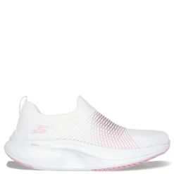 Walking*Skechers Women's , GO WALK Max Walker Sally Sneaker White Pink