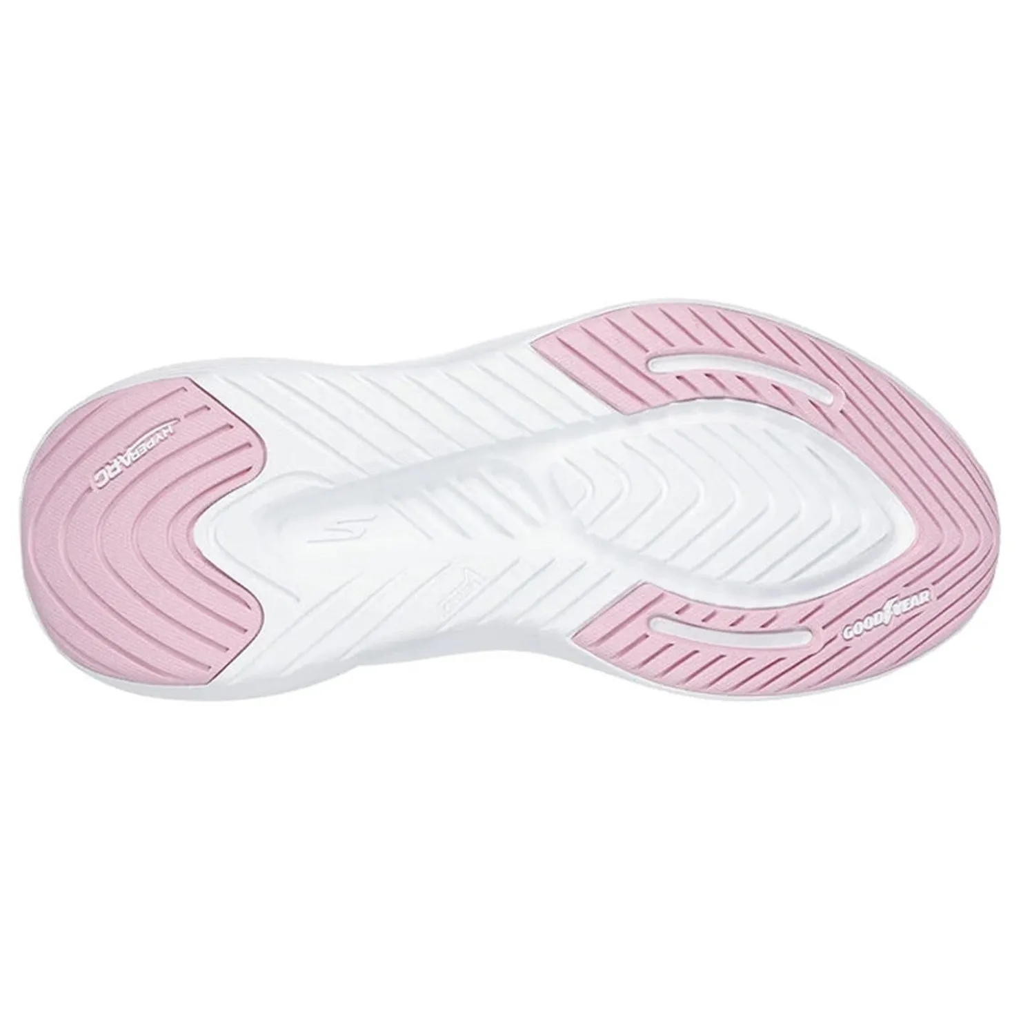 Walking*Skechers Women's , GO WALK Max Walker Sally Sneaker White Pink