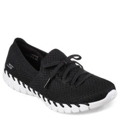 Walking*Skechers Women's , GO WALK Smart 2 Lace-Up Shoe Black