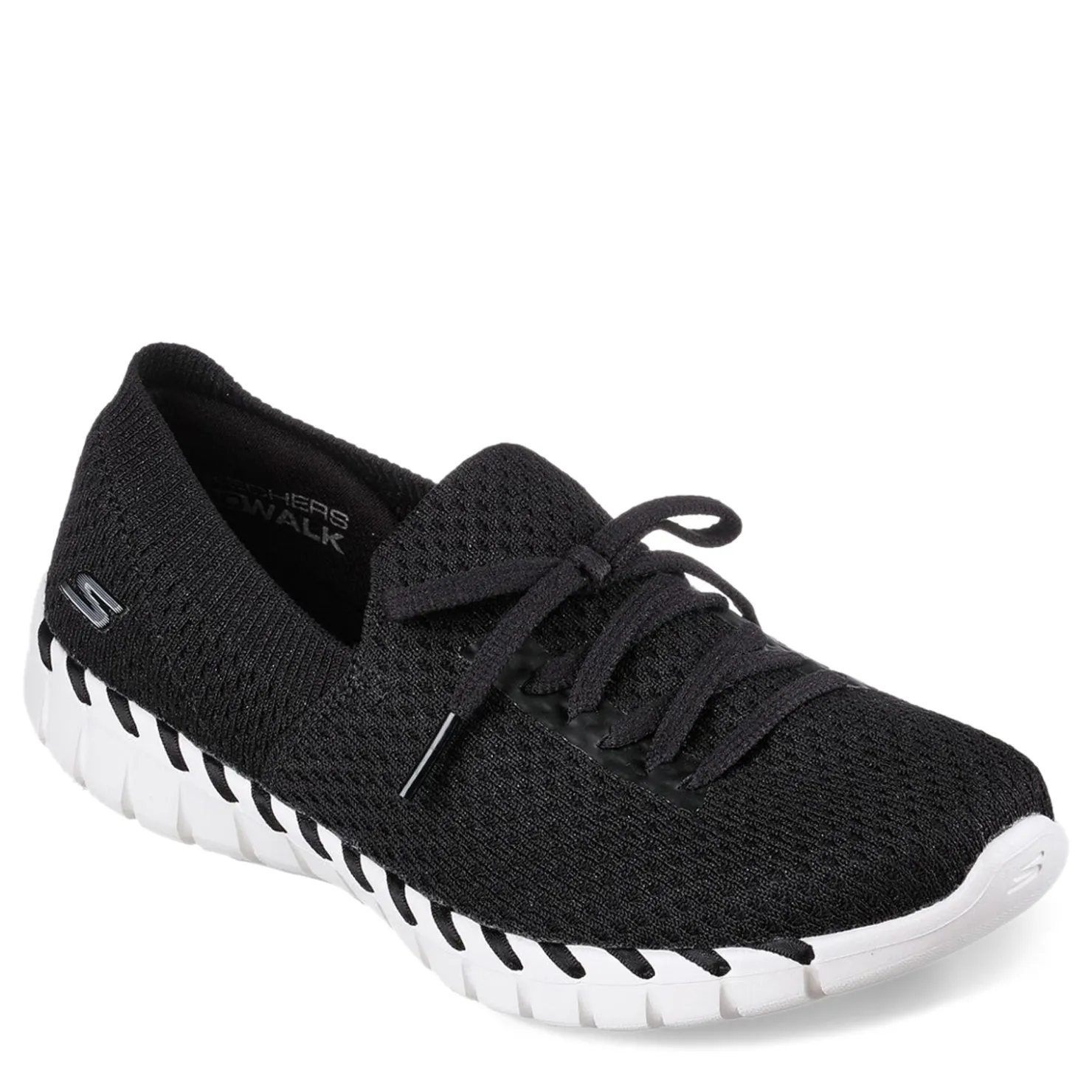 Walking*Skechers Women's , GO WALK Smart 2 Lace-Up Shoe Black