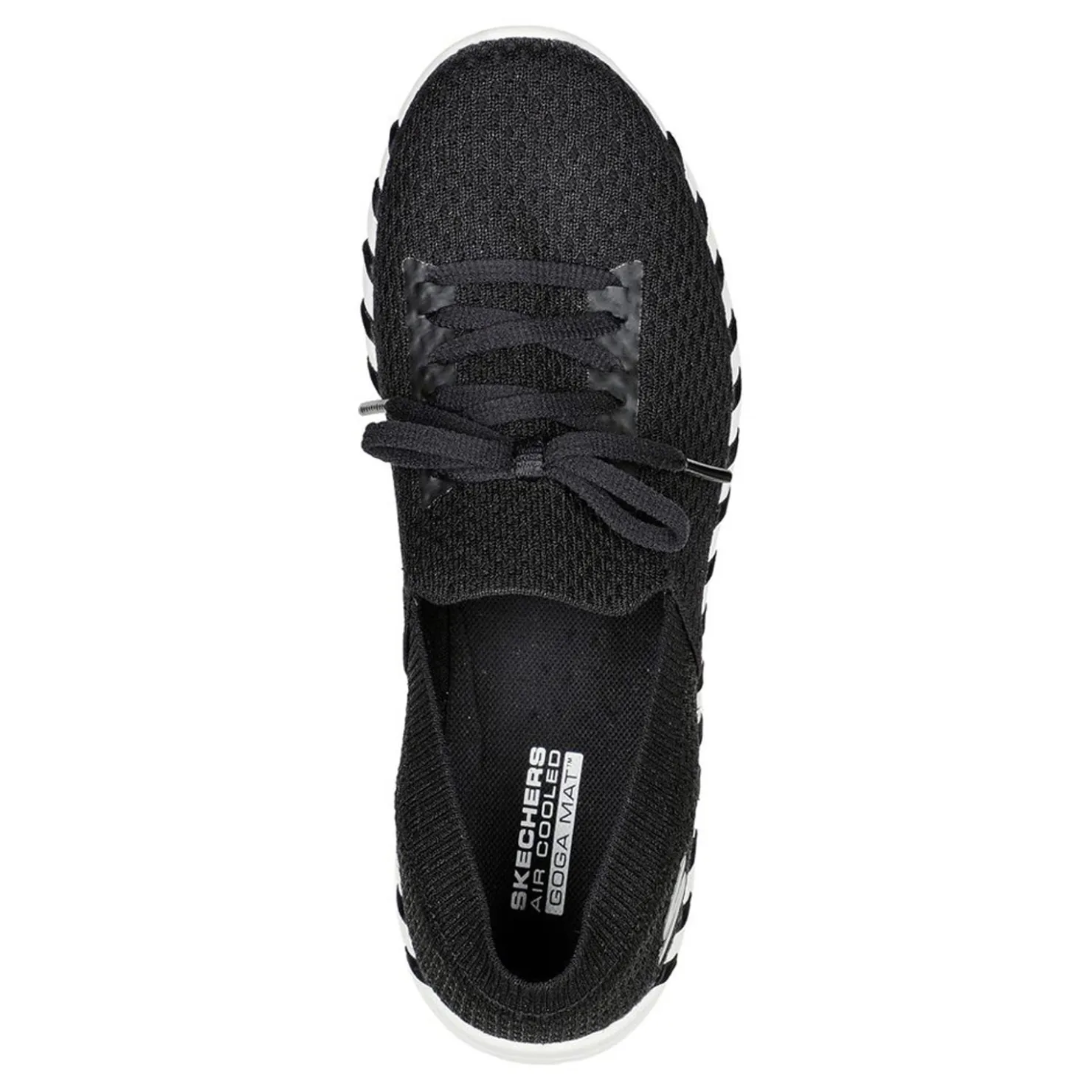 Walking*Skechers Women's , GO WALK Smart 2 Lace-Up Shoe Black