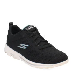 Walking*Skechers Women's , GO WALK Travel - Fun Journey Sneaker - Wide Width Black