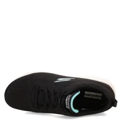 Walking*Skechers Women's , GO WALK Travel - Fun Journey Sneaker - Wide Width Black