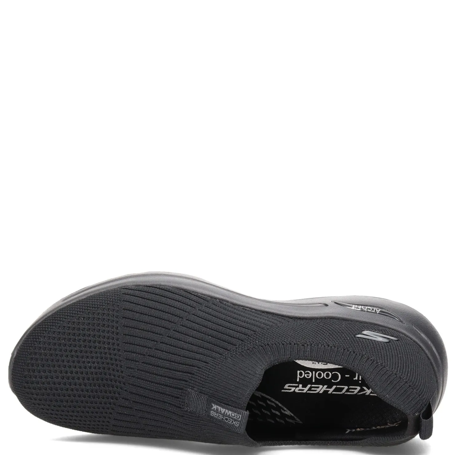 Walking*Skechers Women's , GOwalk Arch Fit - Iconic Slip-On - Wide Width Black/Black