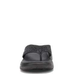 Flip Flops*Skechers Women's , GOwalk Arch Fit - Dazzle Sandal Black