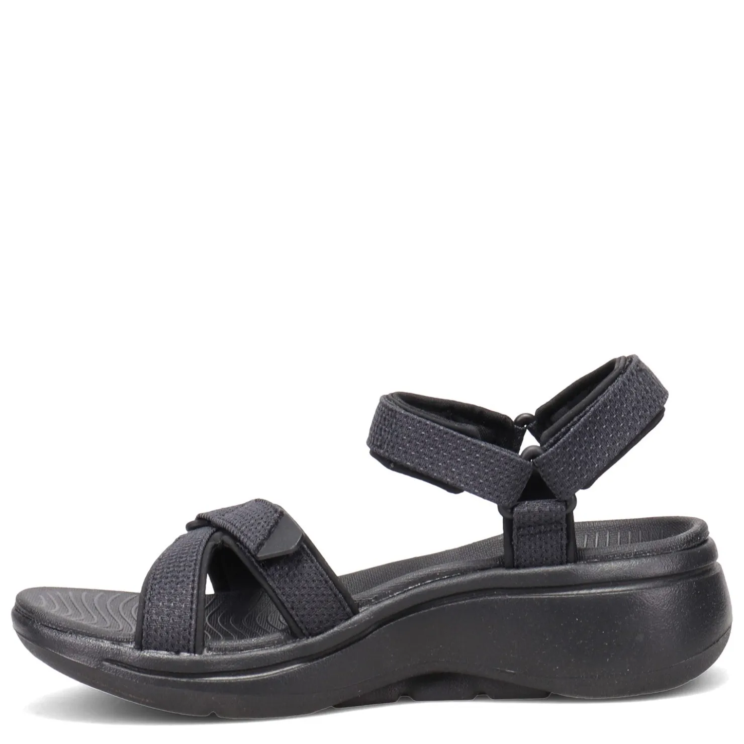 Wedges*Skechers Women's , GOwalk Arch Fit - Cruise Around Sandal Black