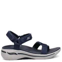 Wedges*Skechers Women's , GOwalk Arch Fit - Cruise Around Sandal Navy
