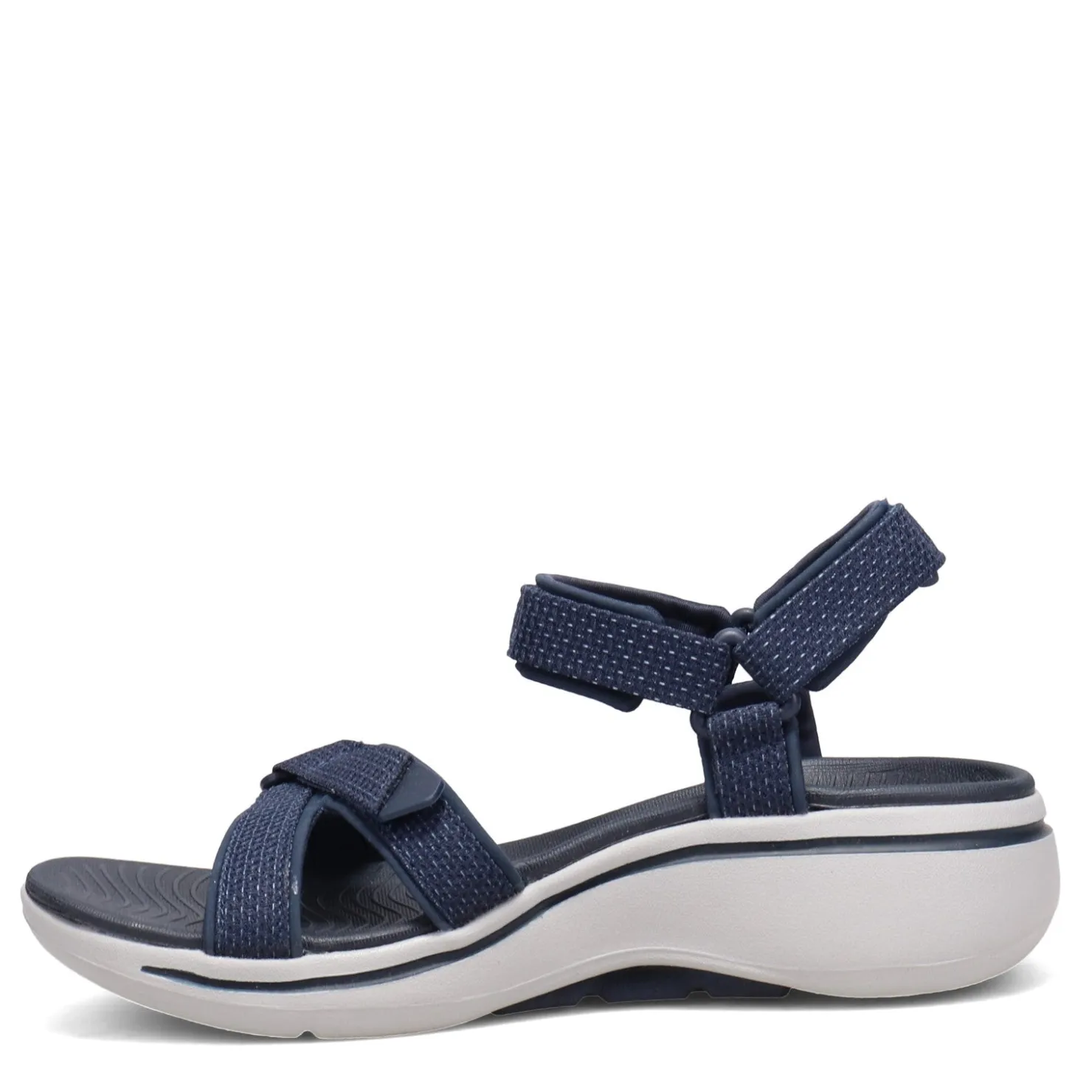 Wedges*Skechers Women's , GOwalk Arch Fit - Cruise Around Sandal Navy