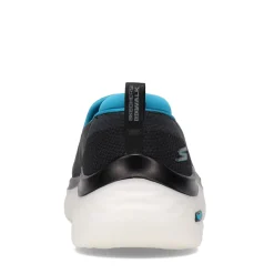 Walking*Skechers Women's , GOwalk Hyper Burst - Lunar Mars Slip-On Black Turq