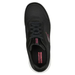 Walking*Skechers Women's , GOwalk Joy - Ecstatic Walking Shoe - Wide Width Black/White
