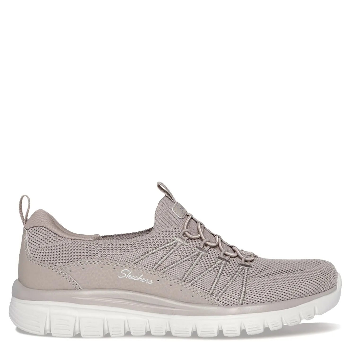 Wedges*Skechers Women's , Graceful - Picture Perfect Sneaker Taupe