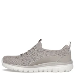 Wedges*Skechers Women's , Graceful - Picture Perfect Sneaker Taupe