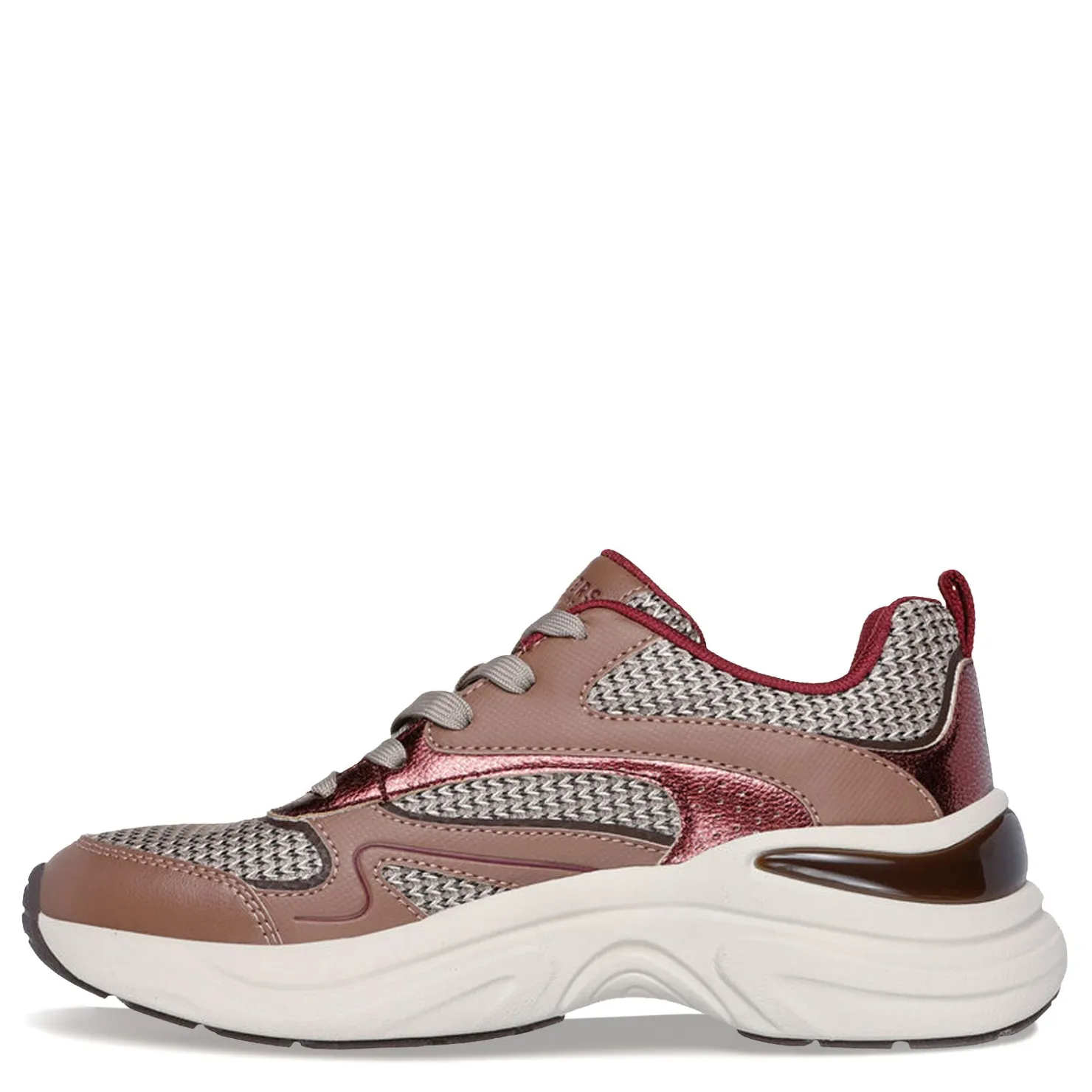 Fashion & Street*Skechers Women's , Hazel - Metallic Soiree Sneaker Brown Multi