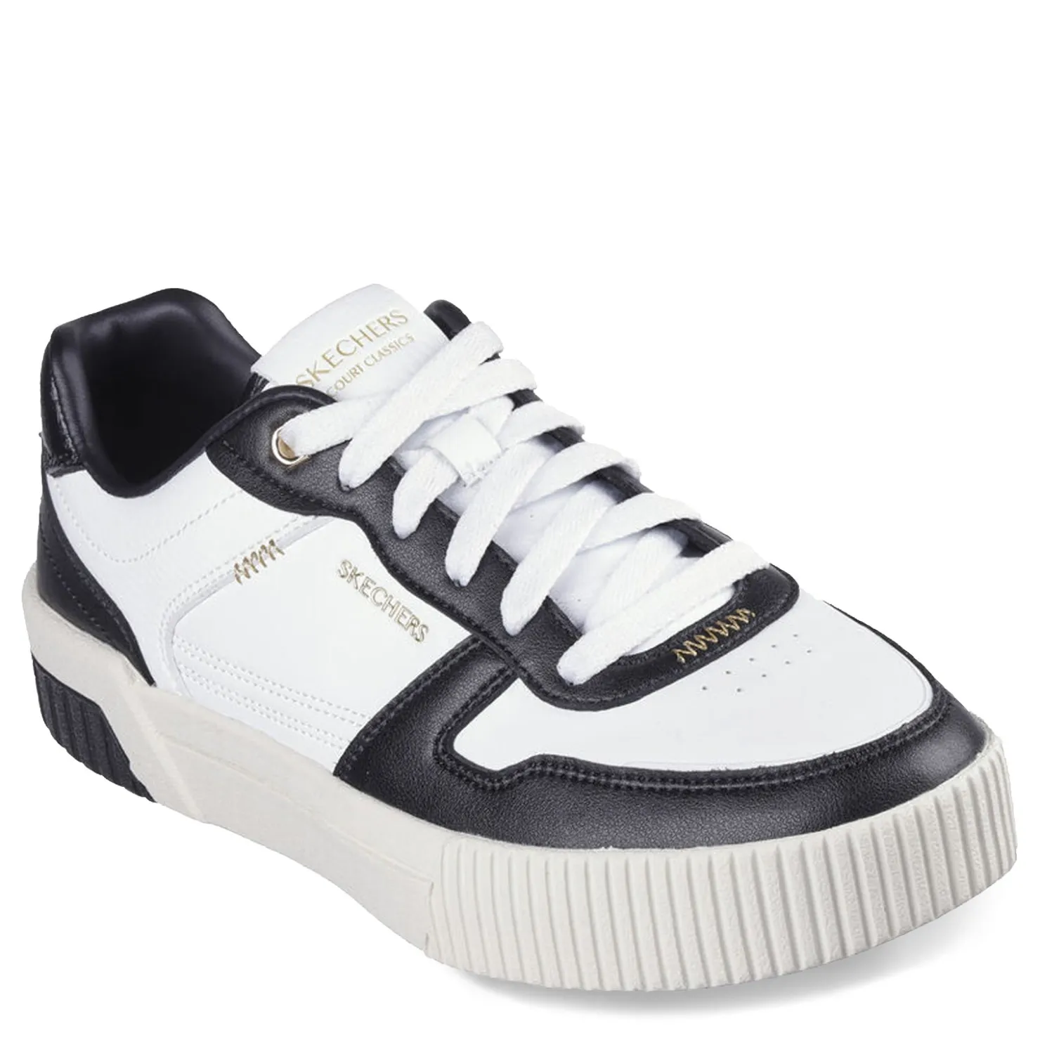 Fashion & Street*Skechers Women's , Jade - Best In Class Sneaker White Black