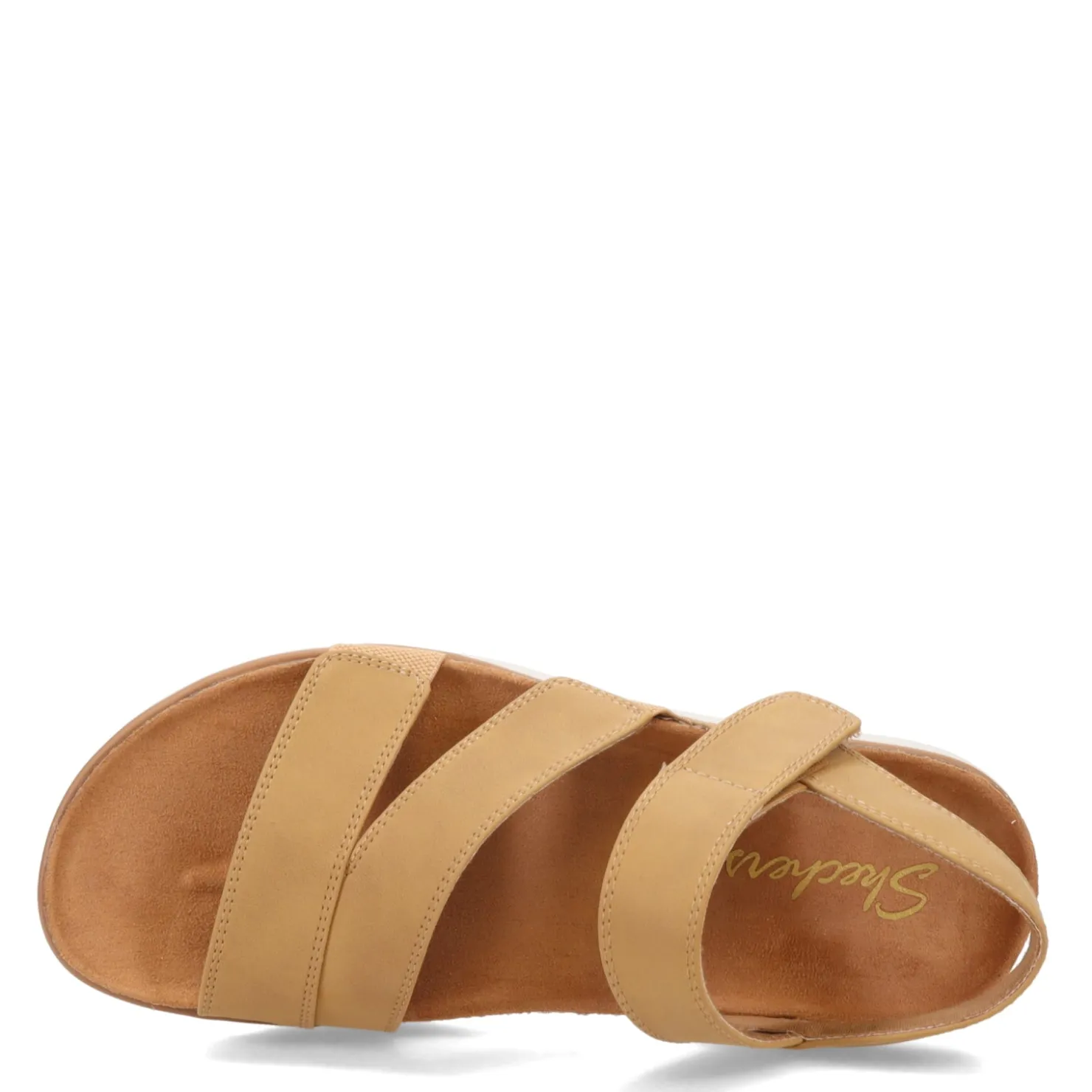 Wedges*Skechers Women's , Lifted Comfort Sandal Chestnut