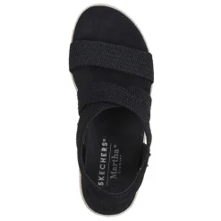 Wedges*Skechers Women's , Martha Stewart: Arch Fit Beverlee - Brentwood Sandal Black