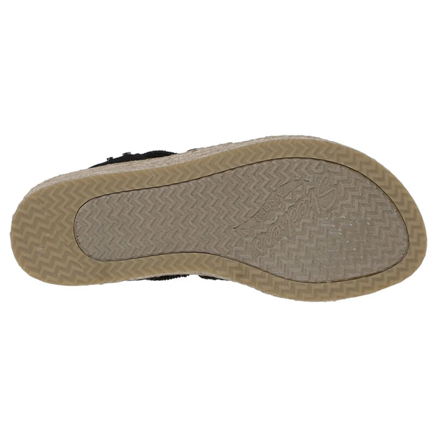 Wedges*Skechers Women's , Martha Stewart: Arch Fit Beverlee - Brentwood Sandal Black