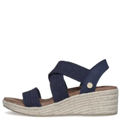 Wedges*Skechers Women's , Martha Stewart: Arch Fit Beverlee - Brentwood Sandal Navy