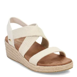 Wedges*Skechers Women's , Martha Stewart: Arch Fit Beverlee - Brentwood Sandal Off White