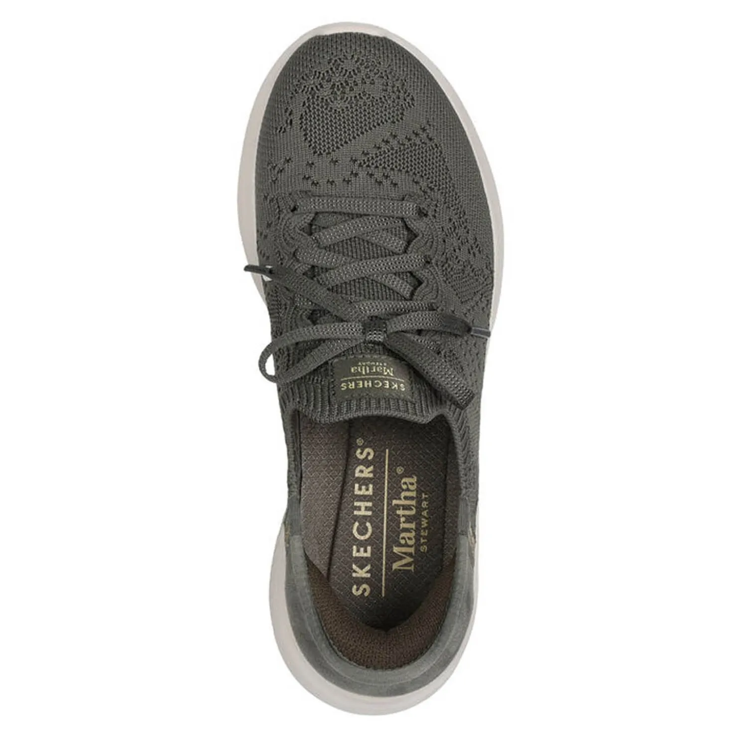 Fashion & Street*Skechers Women's , Martha Stewart - Slip-ins: Ultra Flex 3.0 Back On Track Sneaker Olive