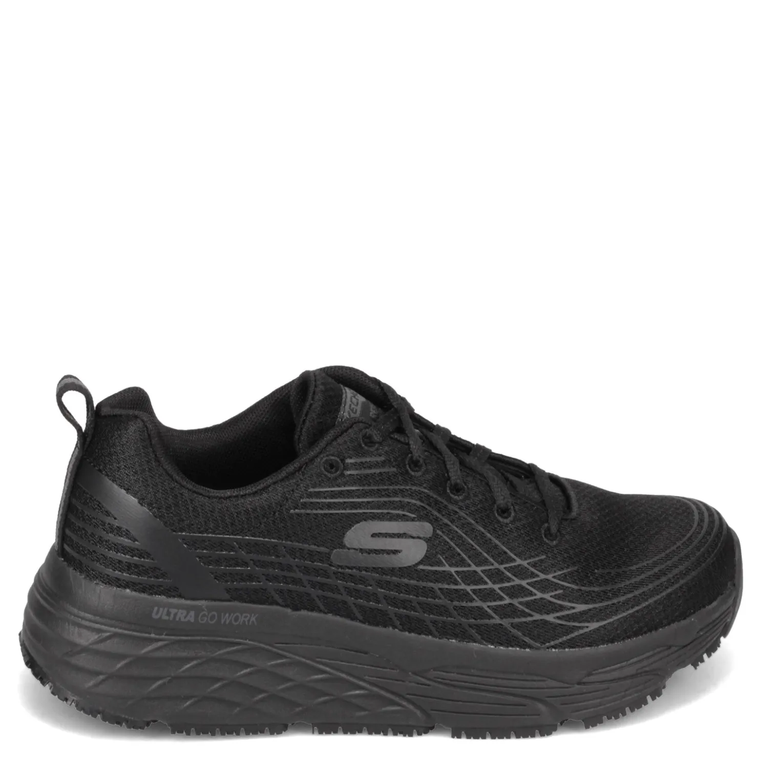 Walking*Skechers Work Women's Skechers, Max Cushioning Elite SR Work Shoe Black