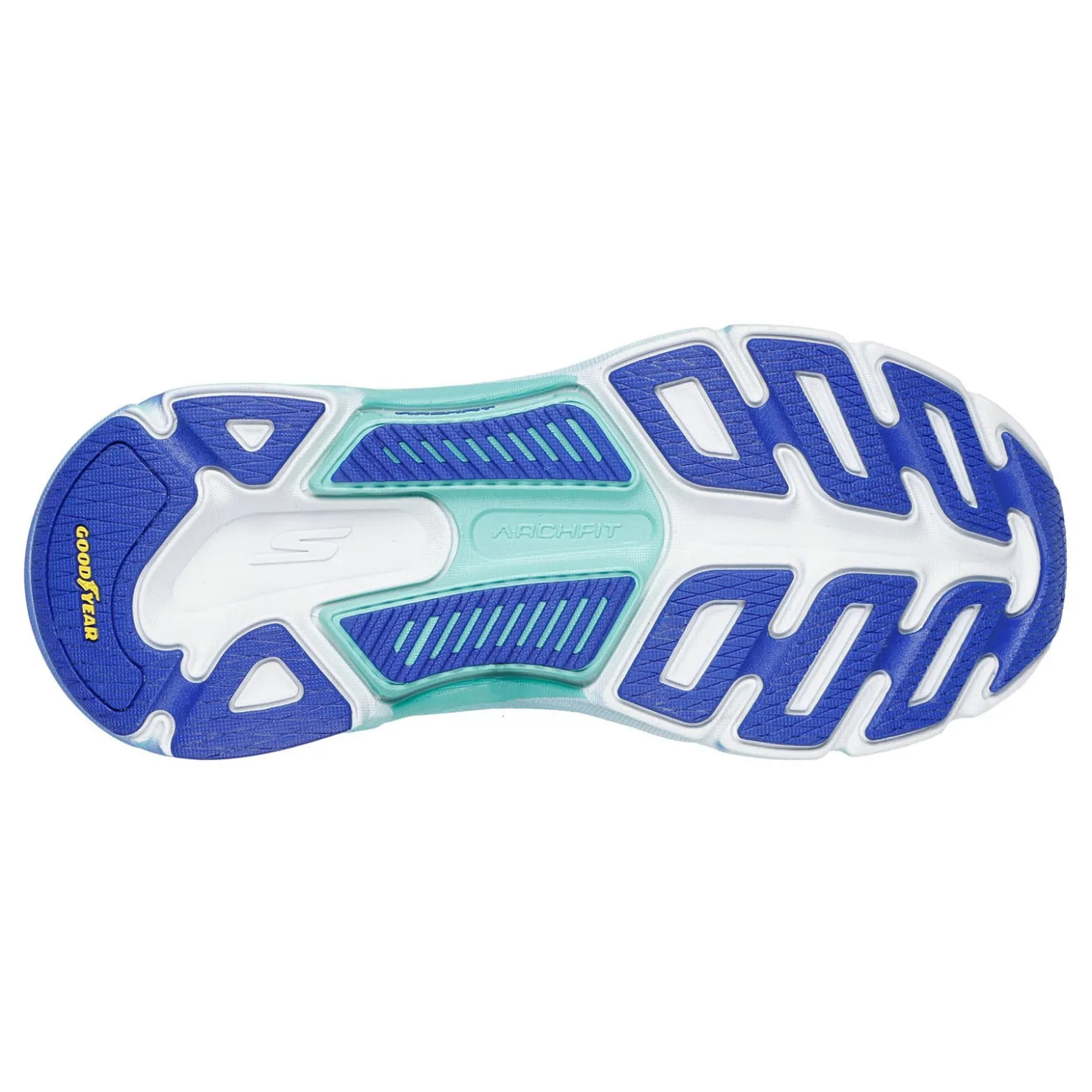 Running*Skechers Women's , Max Cushioning Arch Fit 2.0 - Alcona Sneaker Light Blue/Blue