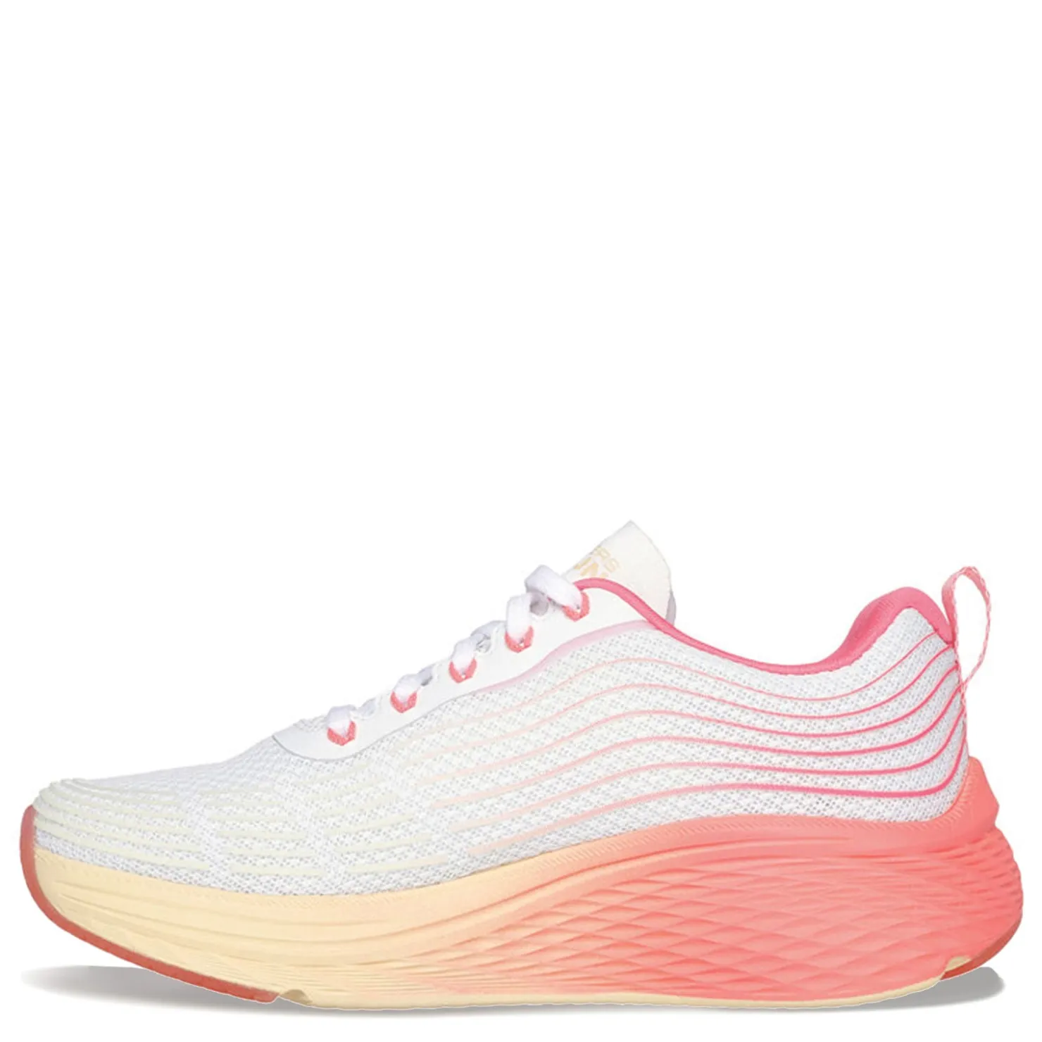Running*Skechers Women's , Max Cushioning Elite - Speed Play Sneaker White/Pink