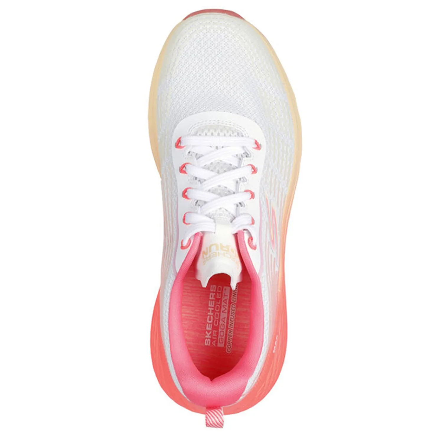 Running*Skechers Women's , Max Cushioning Elite - Speed Play Sneaker White/Pink