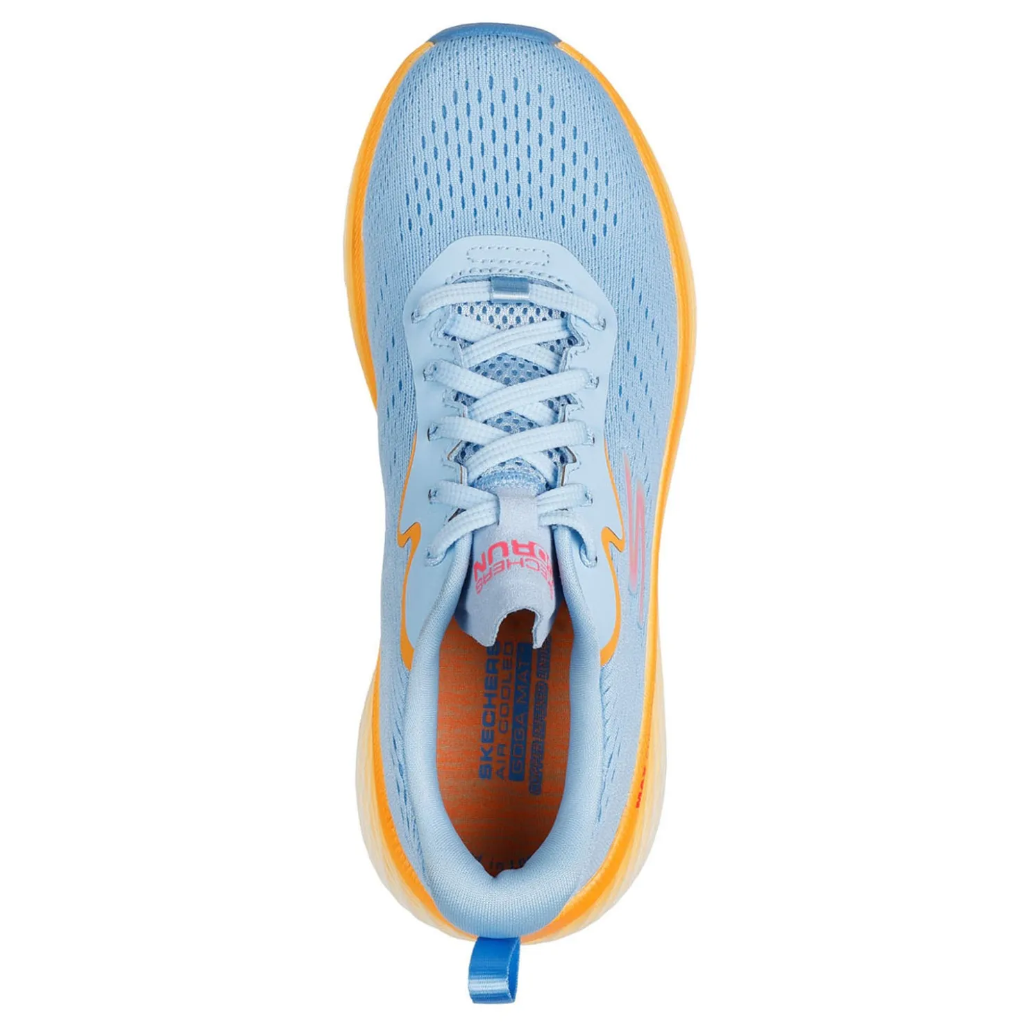 Running*Skechers Women's , Max Cushioning Elite 2.0 - Unbreakable Sneaker Blue/Orange