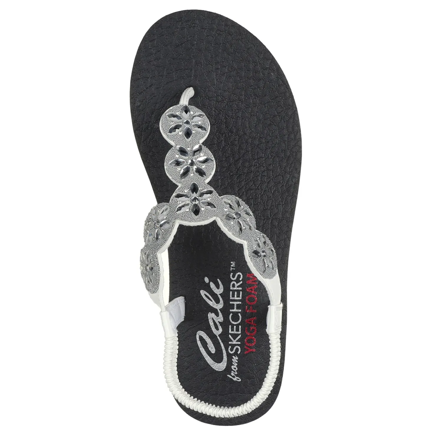 Women's , Meditation - Sparkly Fleur Sandal|Skechers Discount