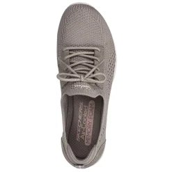 Walking*Skechers Women's , Newbury St - Casually Sneaker Dark Taupe
