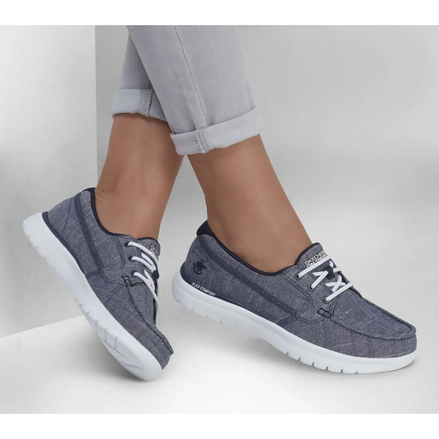 Women's , On-the-GO Flex - Ashore Boat Shoe|Skechers