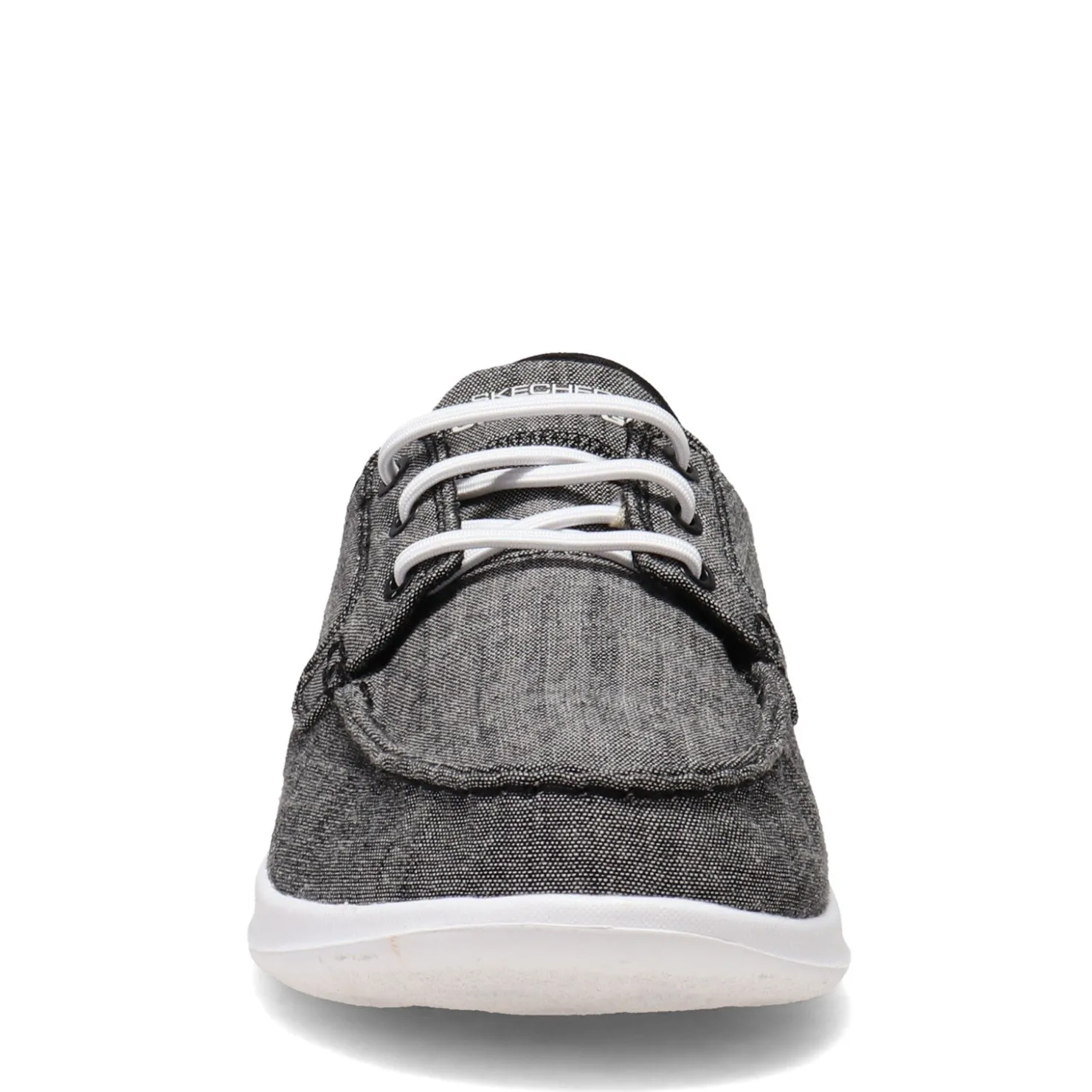 Walking*Skechers Women's Performance, GOwalk Lite - Isla Boat Shoe Black White