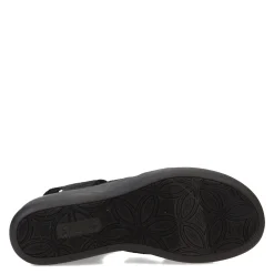 Wedges*Skechers Women's , Pier Lite - Crochet Sandal Black/Black