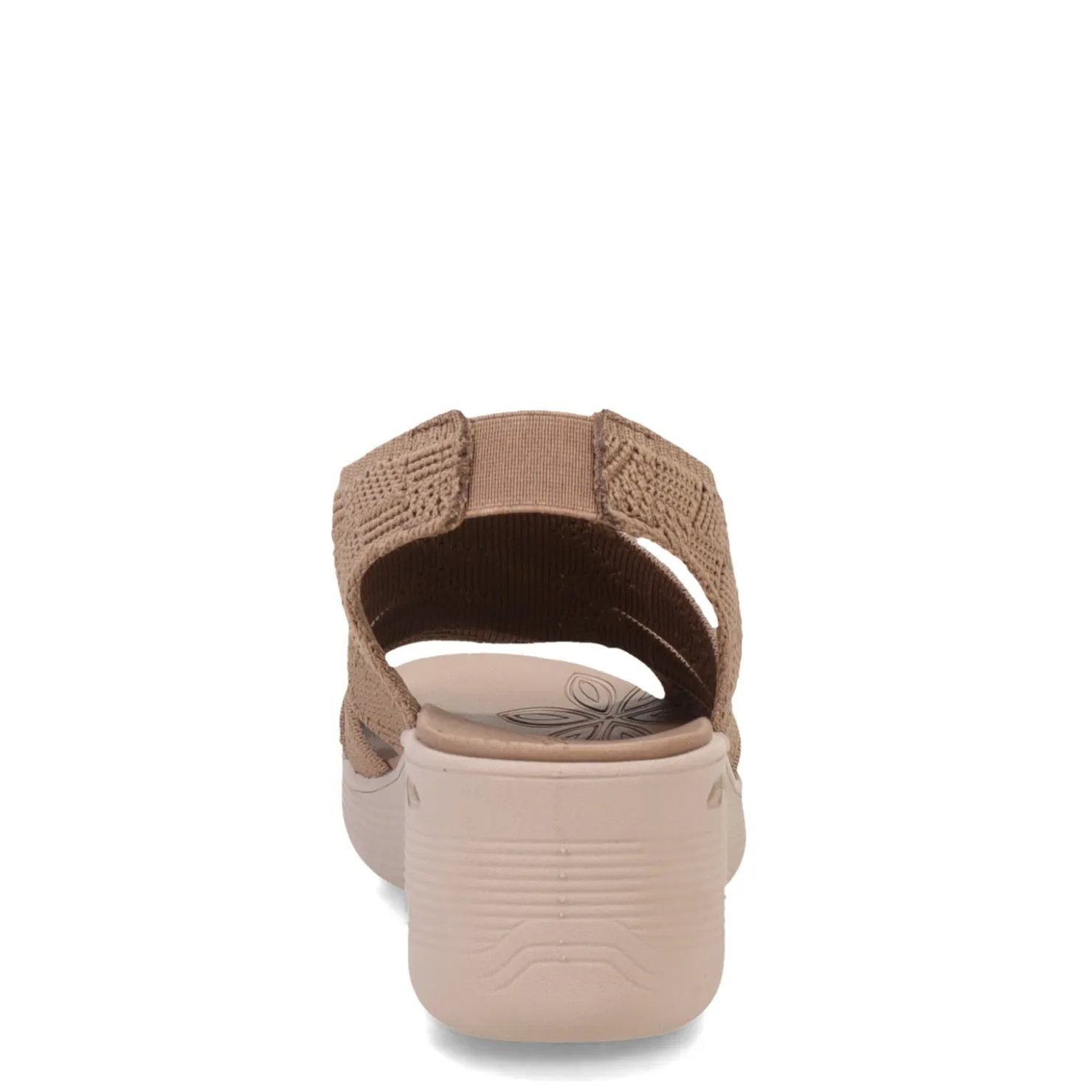 Wedges*Skechers Women's , Pier Lite - Crochet Sandal Mocha