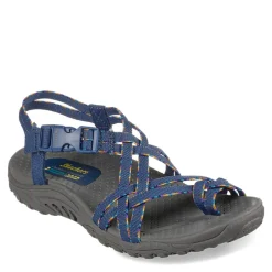 Outdoor & Hiking*Skechers Women's , Reggae - Fun Banter Sandal Navy