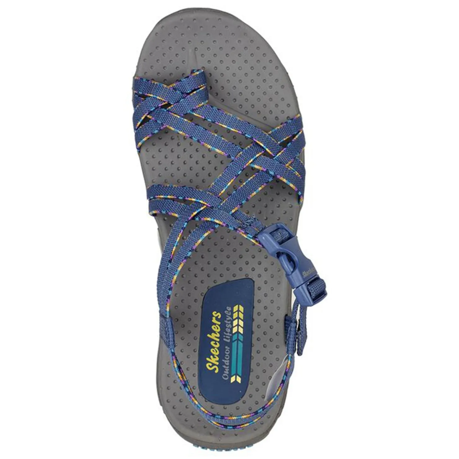 Outdoor & Hiking*Skechers Women's , Reggae - Fun Banter Sandal Navy